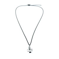 Collana Breda Gioielli in Acciaio Diamante 0.05 Ct C11-19HW ACC-ORO - C11-19HW ACC-ORO